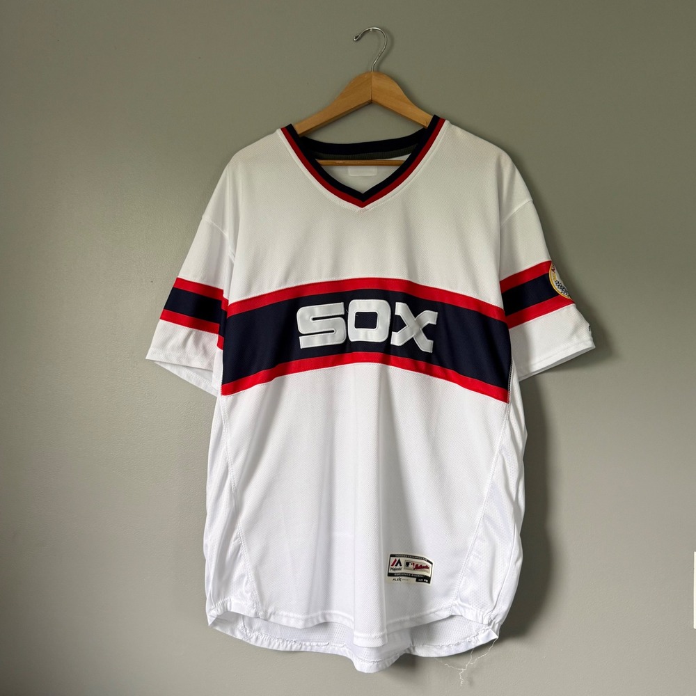 MLB Chicago White Sox Abreu 79 Majestic Flex Base Jersey Size 48
